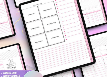 ADHD Digital Planner • Undated GoodNotes Planner • iPad Planner for Adults • Daily & Weekly ADHD Organizer • Neurodivergent-Friendly Layouts