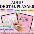 ADHD Digital Planner • Undated GoodNotes Planner • iPad Planner for Adults • Daily & Weekly ADHD Organizer • Neurodivergent-Friendly Layouts - Crafty Temps