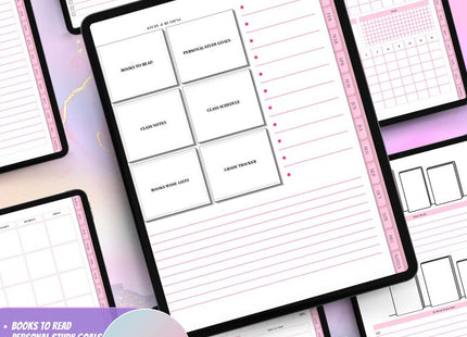 ADHD Digital Planner • Undated GoodNotes Planner • iPad Planner for Adults • Daily & Weekly ADHD Organizer • Neurodivergent-Friendly Layouts