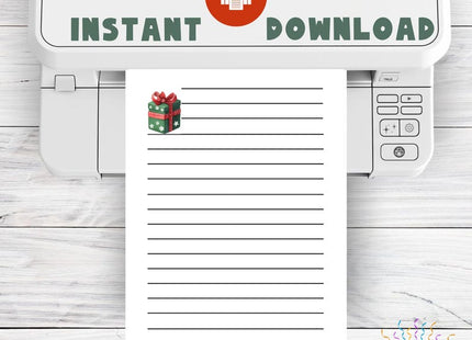 Christmas Kids Activity Bundle | 8 Printable Holiday PDF Sheets | Cute Christmas Stationery for Children | Instant Download