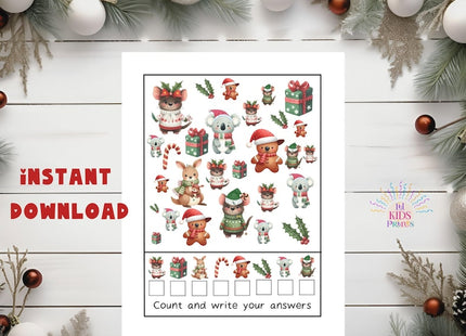 Christmas Activity Bundle for Kids | Educational Worksheets Pack | Festive Learning Printables | Instant Download PDF