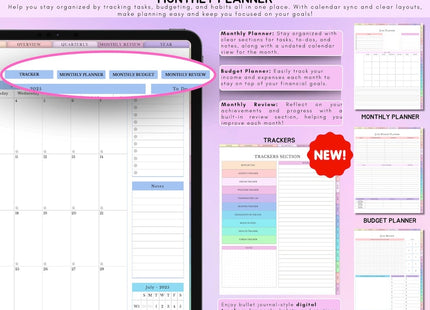 All-in-One Digital Planner Trackers 2025, 2026, 2027 Digital Planner, Digital Journal, Digital Goodnotes Template, Weekly, Daily Planner