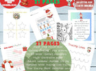 Christmas Activity Bundle for Kids | Educational Worksheets Pack | Festive Learning Printables | Instant Download PDF
