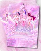 KPop Demon Hunter Birthday Invitation, Kpop Anime Invite, Printable Birthday Card for Kids