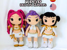 🎤 KPOP Demon Hunters Crochet Pattern Bundle – Rumi, Zoey & Mira Chibi Dolls