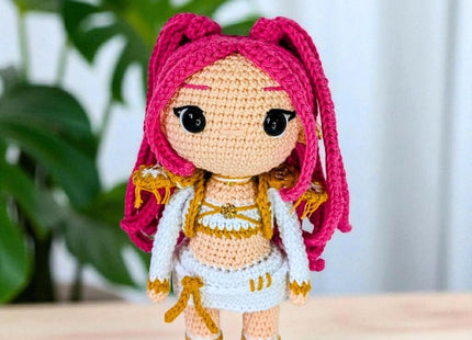 🎤 KPOP Demon Hunters Crochet Pattern Bundle – Rumi, Zoey & Mira Chibi Dolls