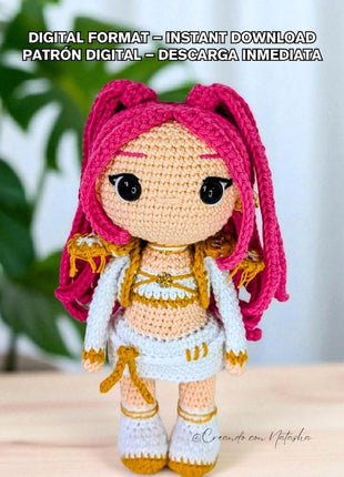 🎤 KPOP Demon Hunters Crochet Pattern Bundle – Rumi, Zoey & Mira Chibi Dolls