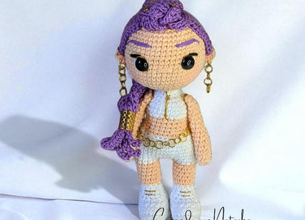 🎤 KPOP Demon Hunters Crochet Pattern Bundle – Rumi, Zoey & Mira Chibi Dolls