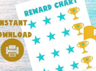 Child Reward Star Chart Printable | Kids Motivation Chart | Positive Behavior Tracker | Favor & Encouragement Digital PDF | Instant Download