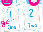 Number Recognition Flashcards 1–10 • Preschool Math Learning • Number & Word Cards • Printable PDF • Instant Download