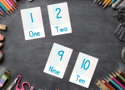 Number Recognition Flashcards 1–10 • Preschool Math Learning • Number & Word Cards • Printable PDF • Instant Download