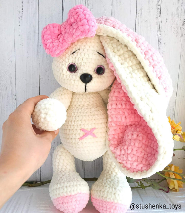 CROCHET BUNNY Pattern Amigurumi crochet pattern (English) Crochet Animal pattern Amigurumi rabbit pattern Toy knitting pattern Crochet toy
