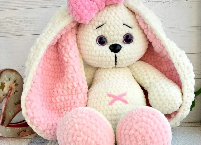 CROCHET BUNNY Pattern Amigurumi crochet pattern (English) Crochet Animal pattern Amigurumi rabbit pattern Toy knitting pattern Crochet toy