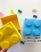 Printable Building Brick Favor Box SVG Template for Cricut