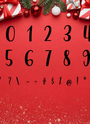 Christmas Script Stars Font Bundle for Cricut, Canva, Procreate