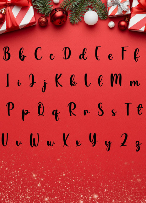 Christmas Script Stars Font Bundle for Cricut, Canva, Procreate