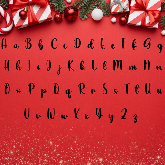 Christmas Script Stars Font Bundle for Cricut, Canva, Procreate