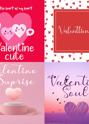 Heart Script Font Bundle – 20 Cursive TTF/OTF Fonts with Hearts