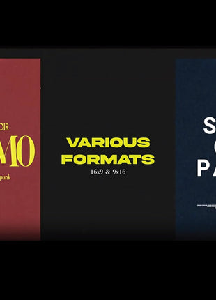 Tropic Cinematic Film Title Templates Pack - 20 Editable Titles