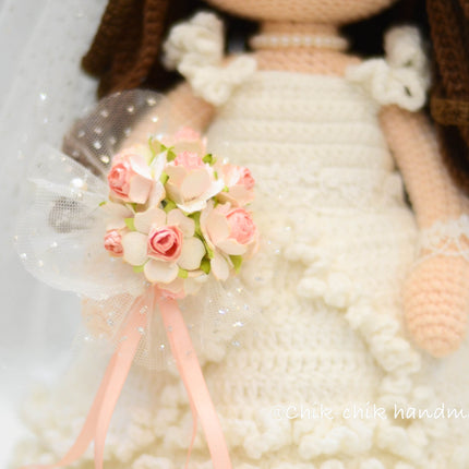 Wedding Couple Crochet Pattern, Bride & Groom Wedding Dolls Pattern Amigurumi, PDF Tutorial (En, Fr, De, Es, Nl, It)