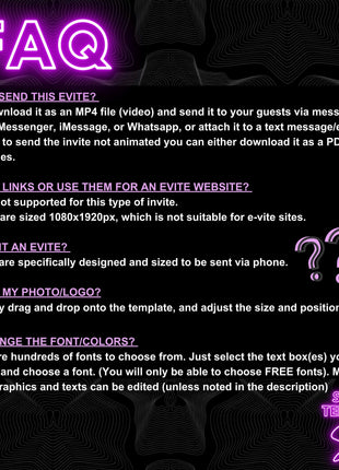 Editable Thanksgiving Video Invitation eCard for Fall Family Dinner Evite