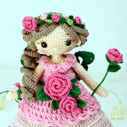 Crochet Fairy Doll Pattern Amigurumi, ISABELLE the Pixie, PDF Tutorial (En, Fr, De, Es, Nl, It)