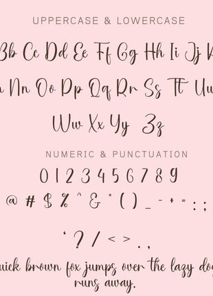 Kimberly Poppi Handwritten Signature Font with Heart Script Elements