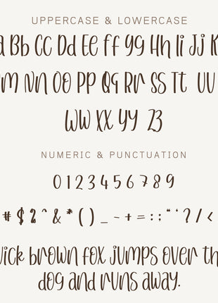 Playful Calligraphy Script Font Bundle for Cricut Handwritten Invitations