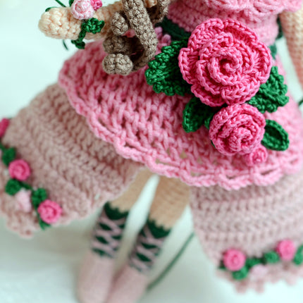 Crochet Fairy Doll Pattern Amigurumi, ISABELLE the Pixie, PDF Tutorial (En, Fr, De, Es, Nl, It)