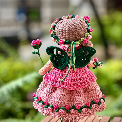 Crochet Fairy Doll Pattern Amigurumi, ISABELLE the Pixie, PDF Tutorial (En, Fr, De, Es, Nl, It)