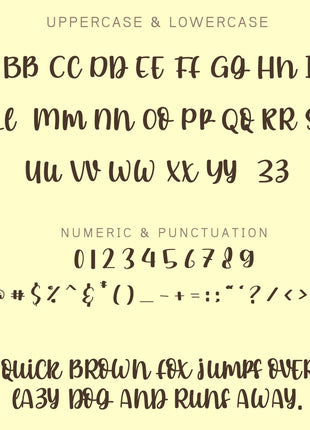 Momy Kelly Handwritten Script Font for Cricut Canva Procreate