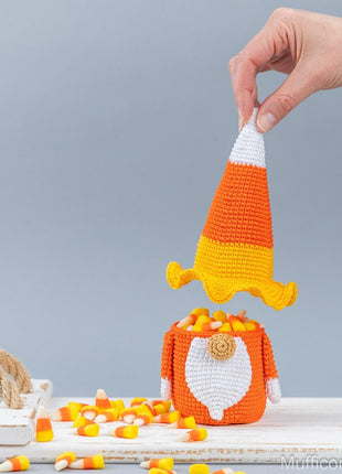 Crochet patterns Halloween gnome bundle with bat and pumpkin, Halloween crochet gnome pattern, Crochet pumpkin pattern, Crochet bat pattern