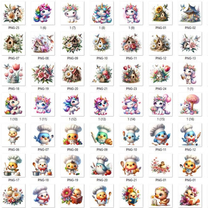 MEGA BUNDLE 6250 Png Design Bundle Cartoon Character PNG Tshirt Mug Tumpler Design 300Dpi High Resolution Transparent Png