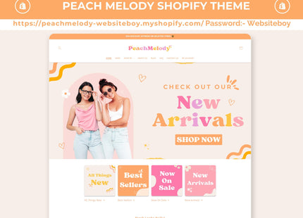 6 Shopify Theme Bundle: Feminine, Minimal, Cute Design, OS 2.0 Ready