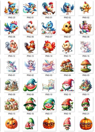 MEGA BUNDLE 6250 Png Design Bundle Cartoon Character PNG Tshirt Mug Tumpler Design 300Dpi High Resolution Transparent Png