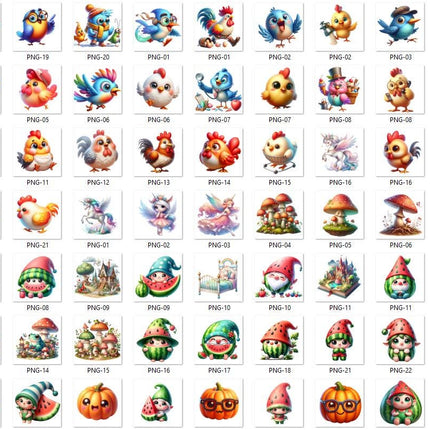 MEGA BUNDLE 6250 Png Design Bundle Cartoon Character PNG Tshirt Mug Tumpler Design 300Dpi High Resolution Transparent Png