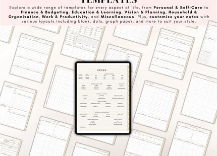 Digital Planner 2025-2027 Hyperlinked GoodNotes Template Apple Google Calendars