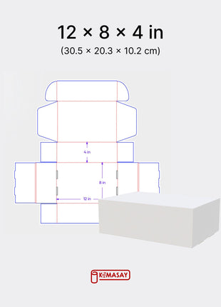 Mailer Box Dieline Templates 6 Sizes Print-Ready AI PDF DXF