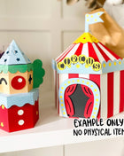 Circus Clown Carnival Explosion Box SVG Kit for Cricut