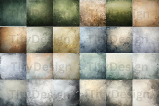 Soft Neutral Textures Portrait Backdrop Pack Fine Art Grunge Overlays