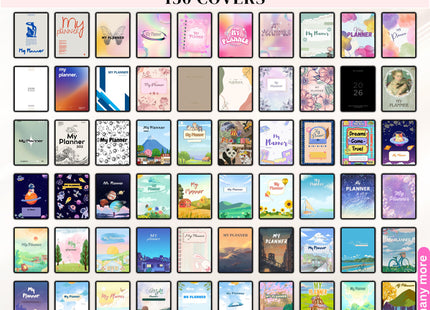 Digital Planner 2025-2027 Hyperlinked GoodNotes Template Apple Google Calendars