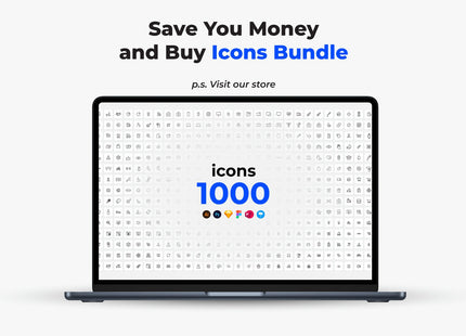 50 Outline Business Icons Pack — Editable Canva Figma SVG Set