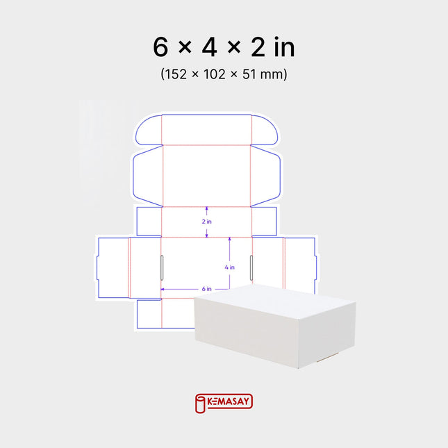 Mailer Box Dieline Templates 6 Sizes Print-Ready AI PDF DXF