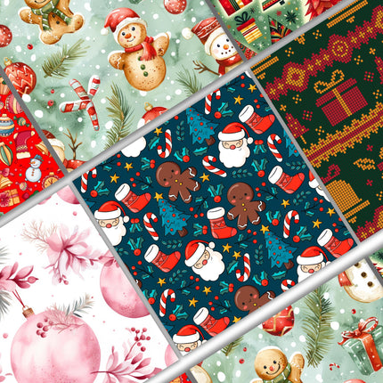 2000 + Mega Digital Paper Pack, Christmas Digital Paper, Floral Digital Paper, Digital Scrapbook, Seamless Background, Digital Patterns