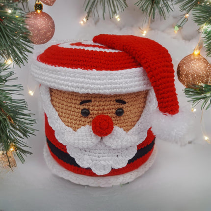 Christmas boxes Santa and Rudolph crochet patterns, christmas gift box, xmas crochet patterns, santa crochet, rudolph crochet, Multilanguage