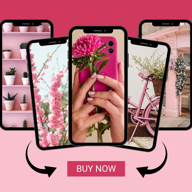 Stock Photo | 150+ Pink Aesthetic Photo | Faceless Photo | MRR PLR | Aesthetic Stock Photo
