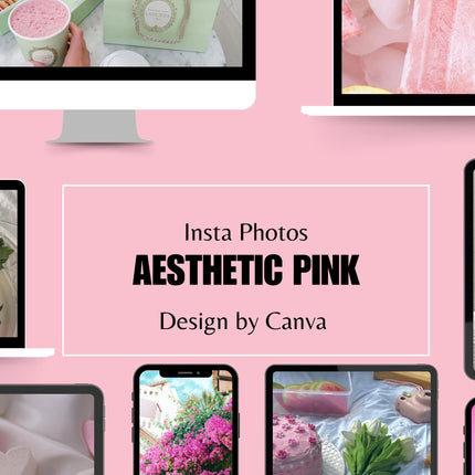 Stock Photo | 150+ Pink Aesthetic Photo | Faceless Photo | MRR PLR | Aesthetic Stock Photo