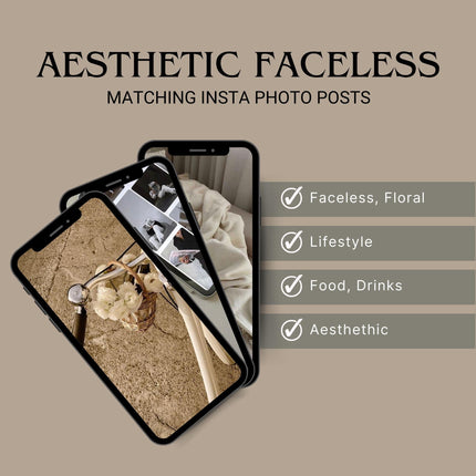 Faceless photo, aesthetic photo, faceless lifestyle, luxury photo, mega reels bundle, faceless marketing, plr photo pack, mrr resell rights