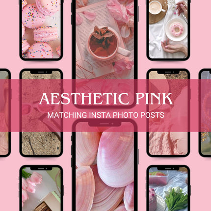 Stock Photo | 150+ Pink Aesthetic Photo | Faceless Photo | MRR PLR | Aesthetic Stock Photo