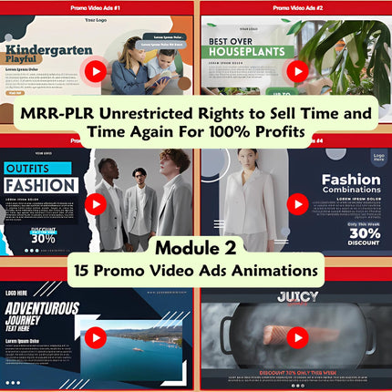 Cinematic Canva Video Templates | Create and Sell HQ Video Ads, Intros, Outros & Animations | No Software Needed | Master Resell Rights